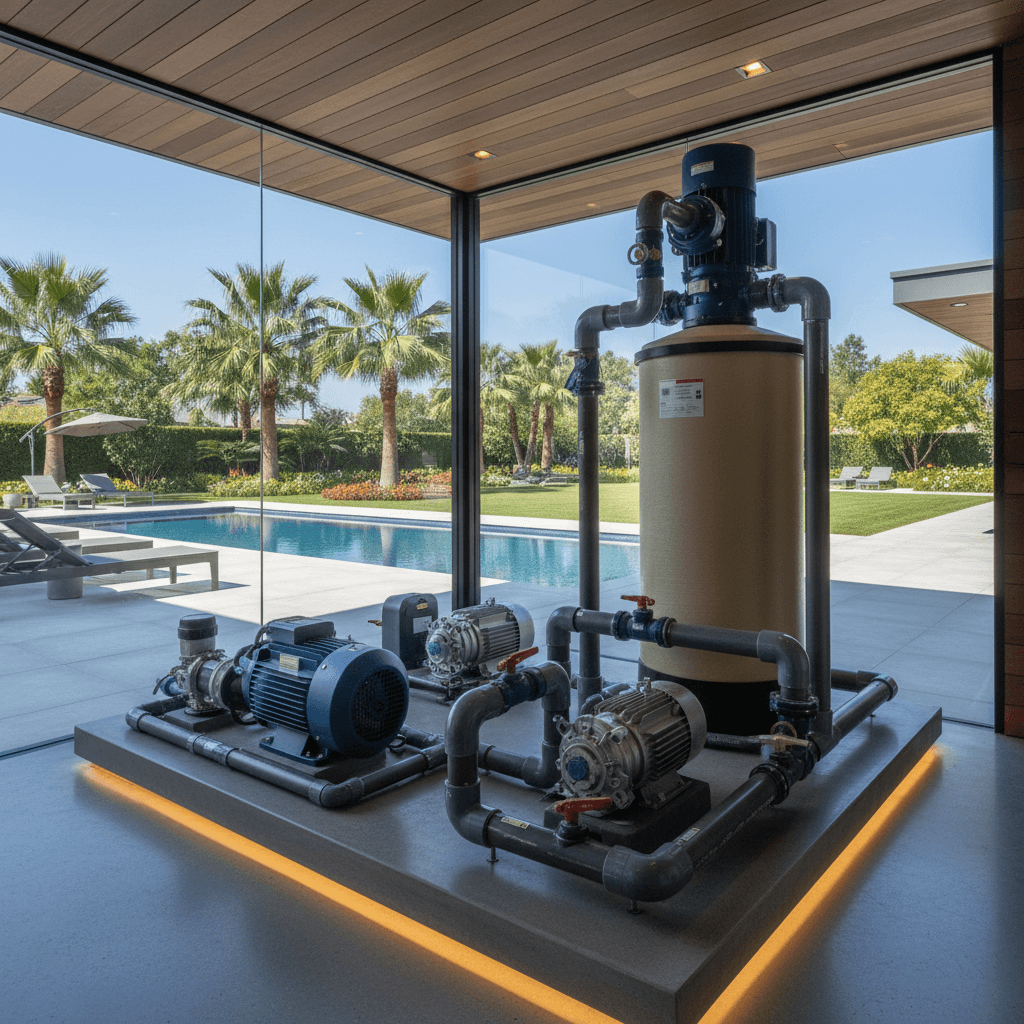 Pool equipment maintenance