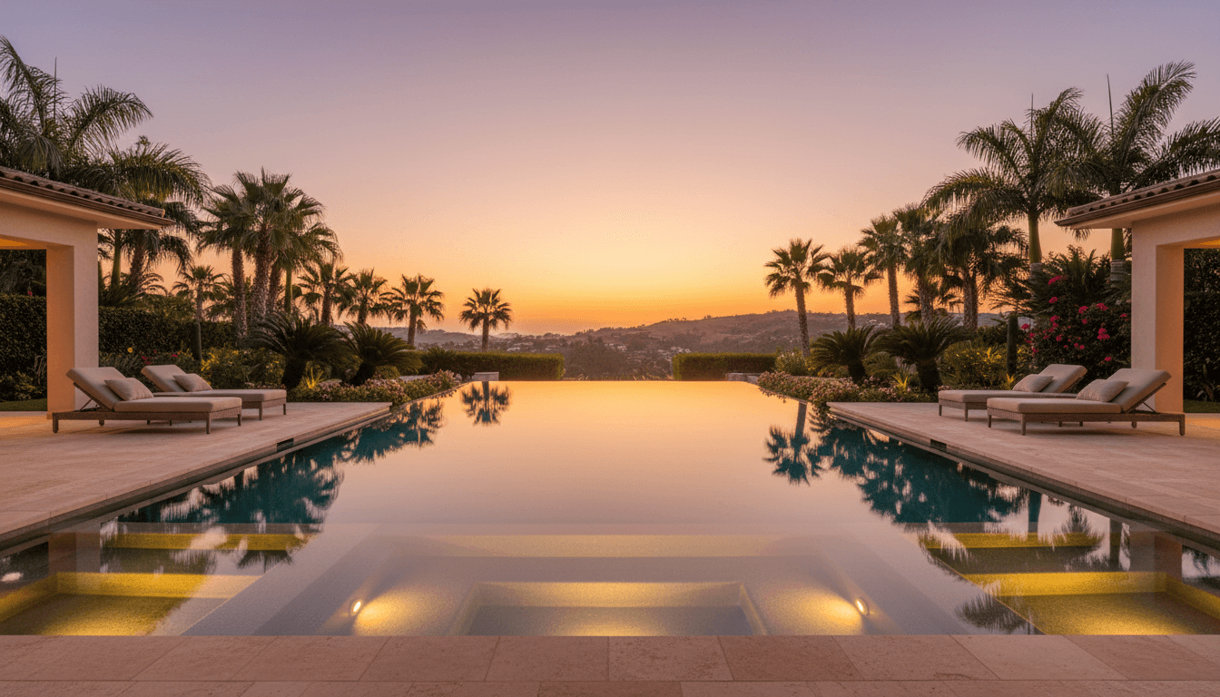 Pristine resort-quality pool maintenance